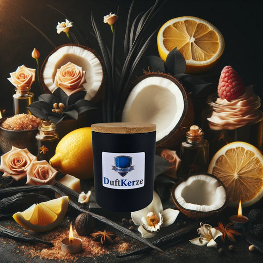Duftkerze - Schwarze Vanille – Black Vanilla - Scented Candle