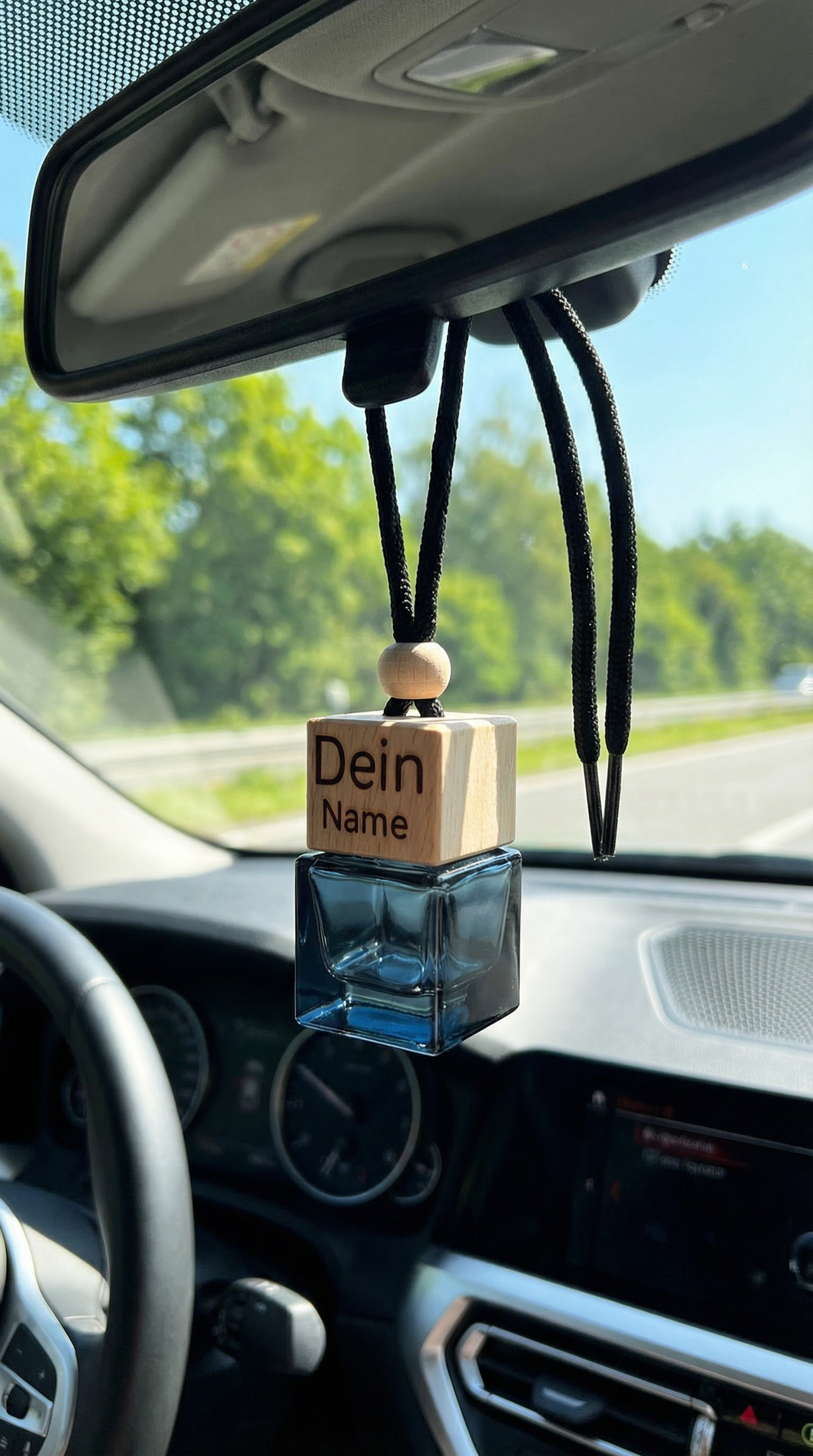 Autoduft mit Wunschtext Clip & Aufhängbar 100%PuresÖl